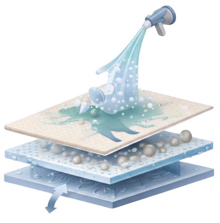 Illustratie: lagen + reiniging